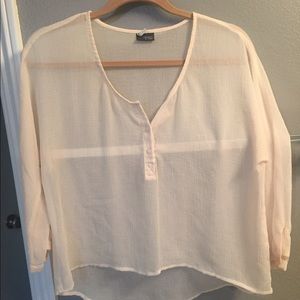 Blush Sheer top